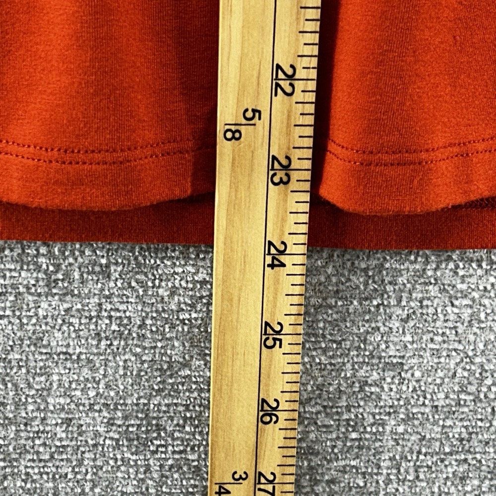 Eileen Fisher Scoop Neck Tank Women Size XS Orange Sleeveless Stretch - Picture 4 of 8
